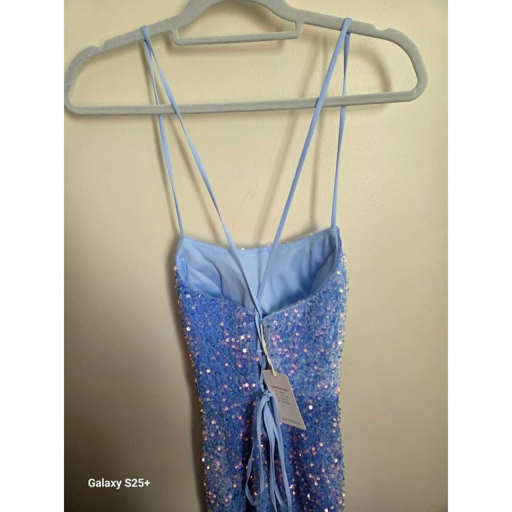 NWT Periwinkle Sequin Dress -Size 0 XXS - Picture 3 of 6